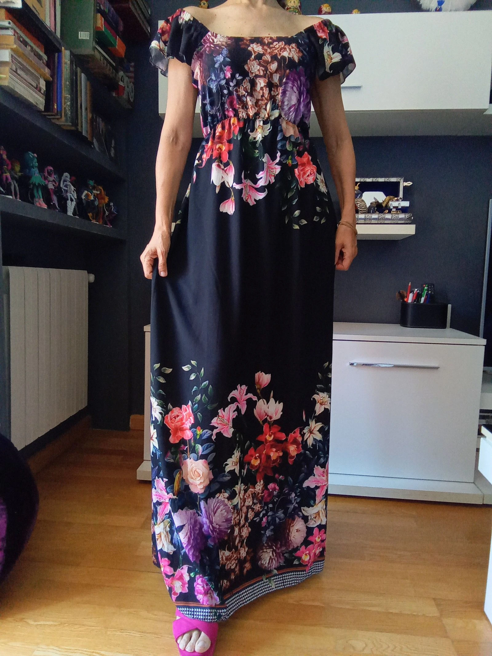 Floral Print Bohemian Maxi Dress – photo 15